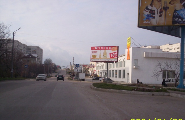 Щит 6x3,  ул. Борисова (супермаркет "НОВУС")