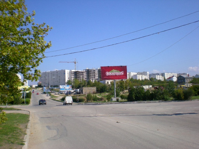 Щит 6x3,  перекресток ул. Борисова - ул. Гер.Бреста (ресторан "Азия"