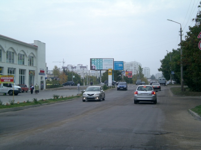 Щит 6x3,  ул. Борисова (супермаркет "НОВУС")